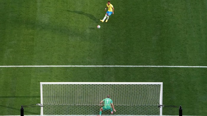 Gol Penutup Neymar di Piala Dunia Berakhir dengan Kekecewaan Brasil