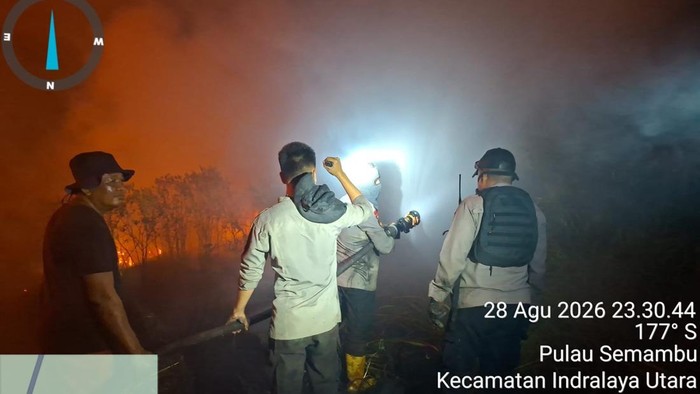 Polda Sumsel Kerahkan Personel Maksimalkan Penanganan Karhutla di Ogan Ilir