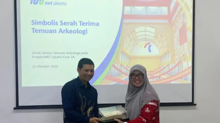 MRT Jakarta Serahkan Temuan Arkeologi Proyek Fase 2A kepada Dinas Kebudayaan DKI